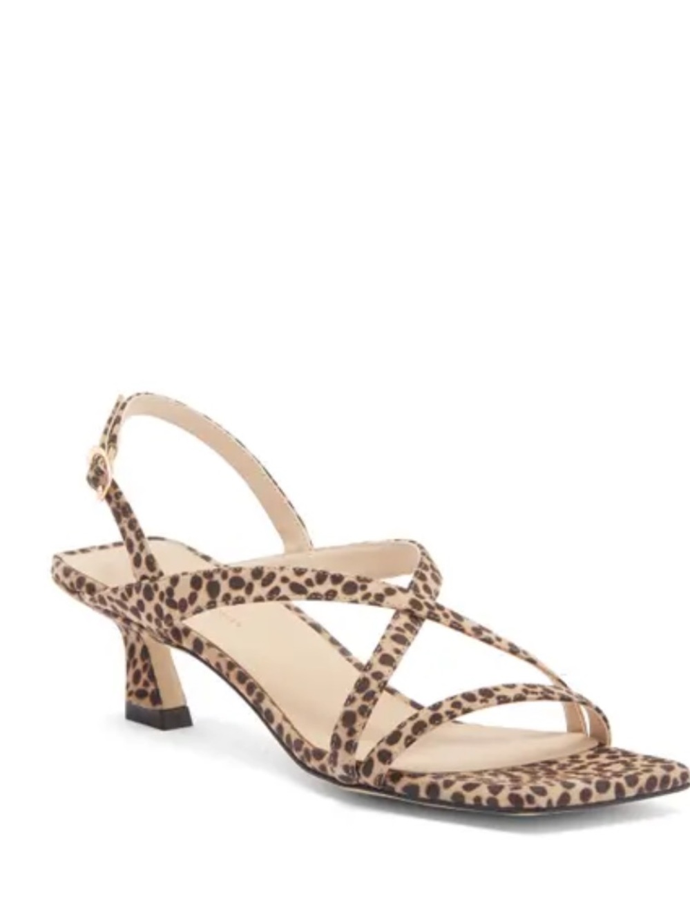 Stuart Weitzman Oasis 50 Slingback Kitten Heel Sandal